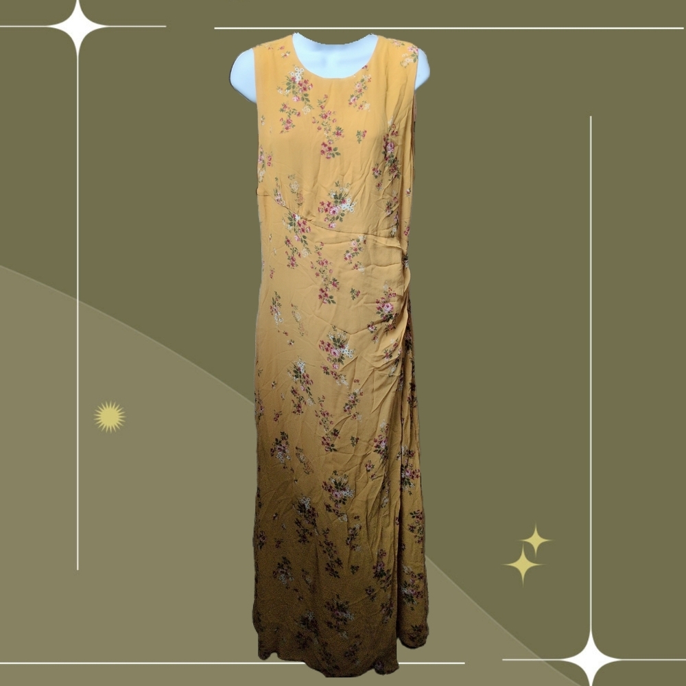 🍋✨ NWT Reformation Ledger Sancerre Midaxi Dress Size 10